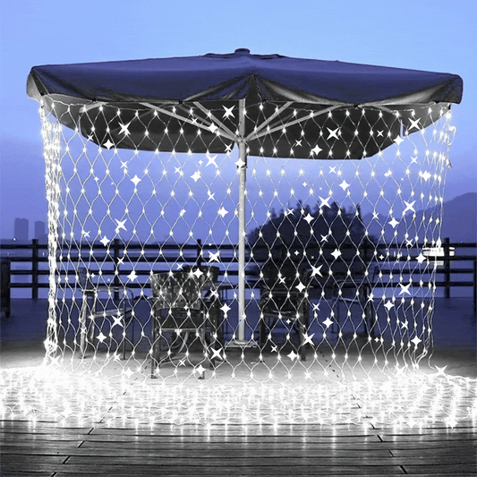 Filet lumineuse 240 LED - Guirlande - 3Mx3M - BLANC - SQES