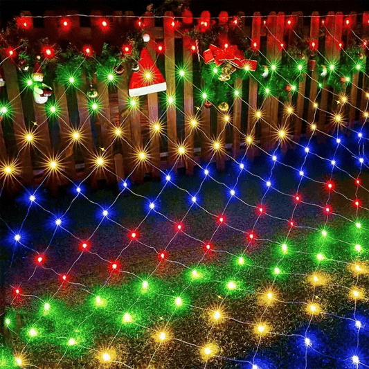 Filet lumineuse 240 LED - Guirlande - 3Mx3M - RGB - SQES