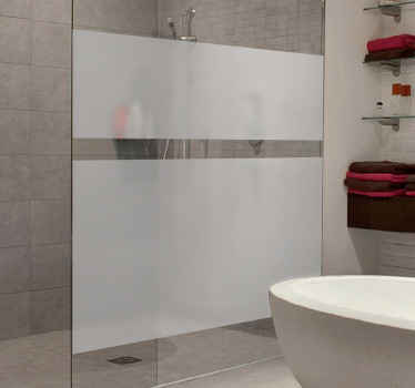 Film adhésif Anti Regard pour cabine de douche - Translucide 2mx60cm - SQES