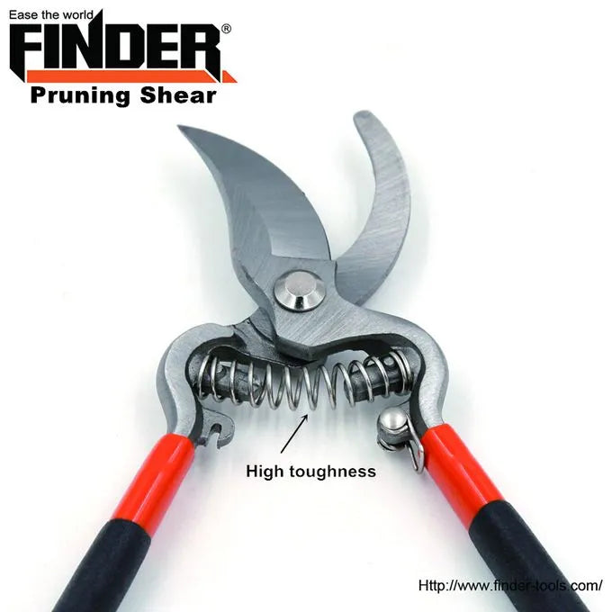 Finder Sécateur Professionnel Finder - Ciseaux - Cisaille de Jardin Coupe Branche 200MM - SQES