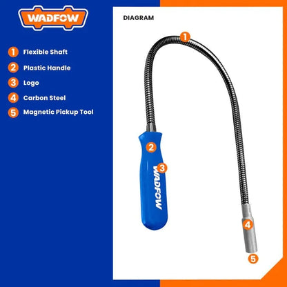 Outil à tige flexible avec aimant - 60 Cm - SQES