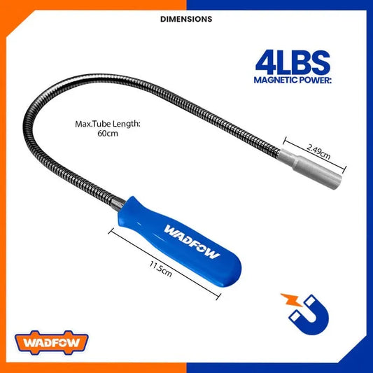 Outil à tige flexible avec aimant - 60 Cm - SQES