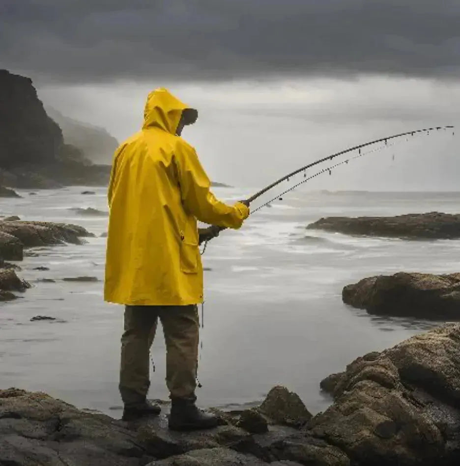 Manteau de pluie Jaune XL avec Paire de Bottes PVC antidérapantes - Vert - SQES