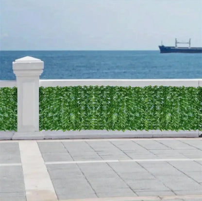 Clôture jardin, Brise vue végétal, Haie artificielle, vert 1mx3m - SQES