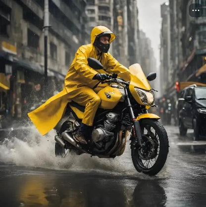 Manteau de pluie Jaune XL avec Paire de Bottes PVC antidérapantes - Vert - SQES