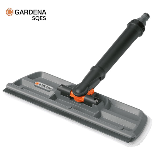 BALAI LAVE-VITRE AVEC RACLETTE ET MICROFIBRE CLEANSYSTEM GARDENA (18808-20)