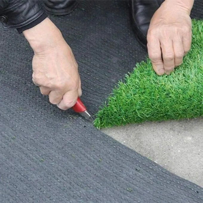 Gazon Artificiel 10mm - Pelouse Synthétique - Rouleau faux herbes Intérieur et Extérieur - SQES