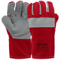 Gants de travail en tissue de coton renforcée de cuir - SQES