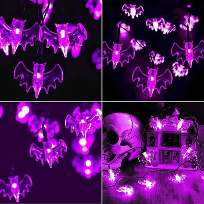 Guirlande LED lumineuse halloween Tunisie - fantômes - SQES