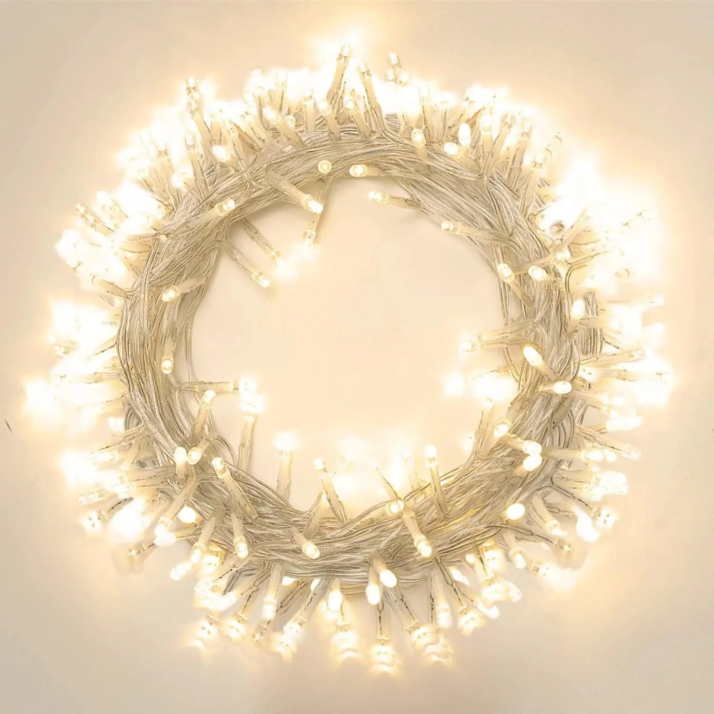 Guirlande lumineuse décoratif - Kit 100 LED - jaune - 10M - SQES