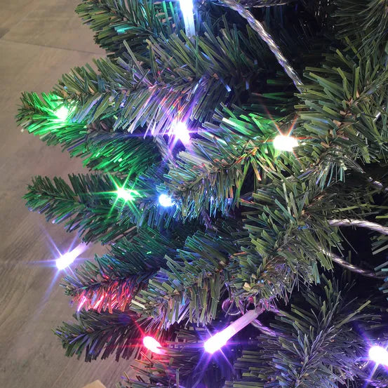Guirlande lumineuse décoratif - Kit 100 LED multicolore - RGB- 10M - SQES