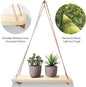 1 Etagère murale suspendue en bois Naturelle - Etagère lumineuse - SQES