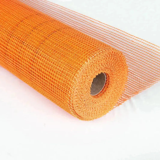 Grillage en fibre de verre pour enduit 0.3mx50m orangé - SQES