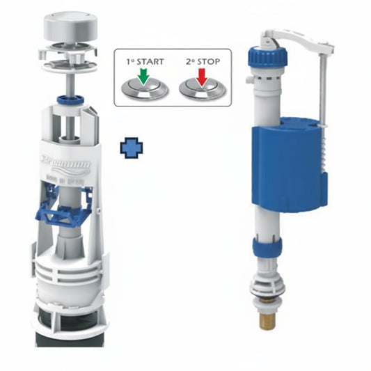 MECANISME CHASSE Avec Bouton Poussoir et Flotteur BAS 516 - IDROLS