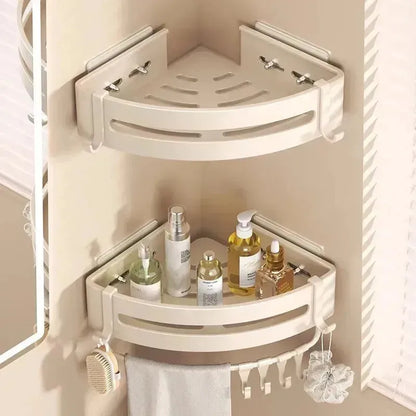 Etagère de Rangement pour salle de bain - 2pcs - Etagère d'angle - SQES