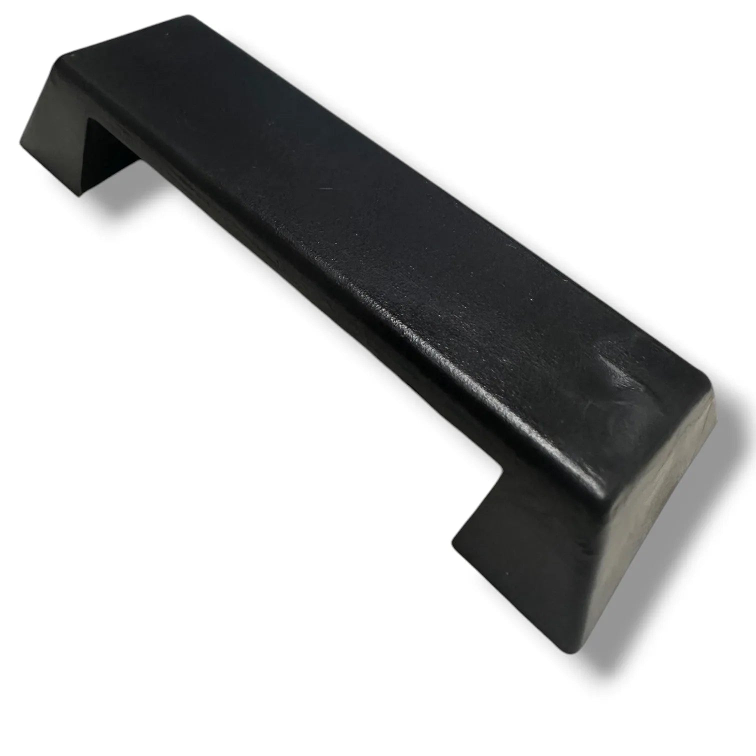 Poignée de meuble rectangulaire en plastic noir 75mm - 10pcs - SQES