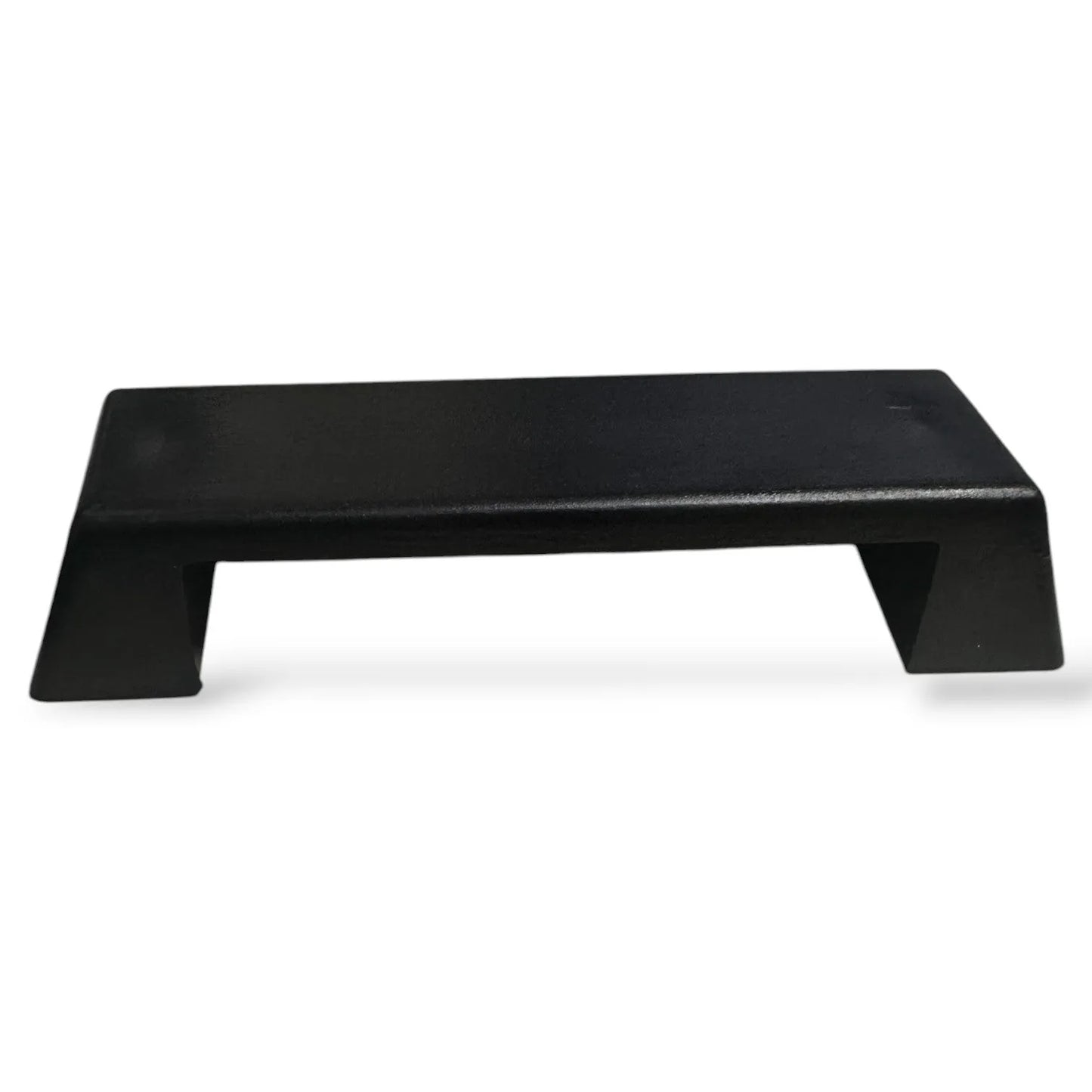 Poignée de meuble rectangulaire en plastic noir 75mm - 10pcs - SQES