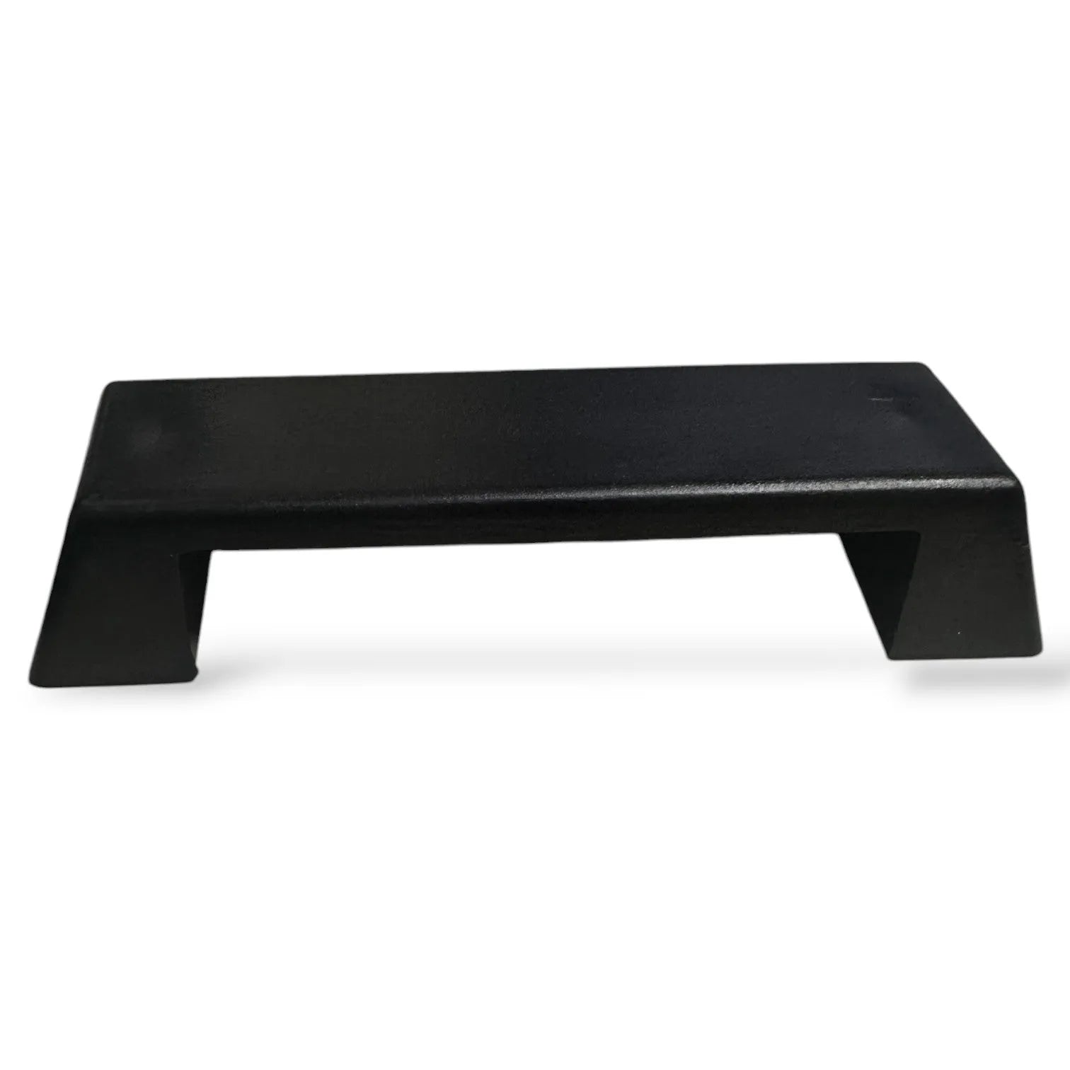 Poignée de meuble rectangulaire en plastic noir 75mm - 10pcs - SQES