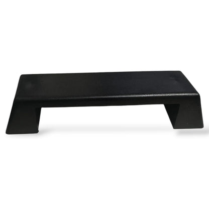 Poignée de meuble rectangulaire en plastic noir 75mm - 10pcs - SQES