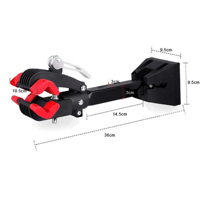 Support Vélo Mural Pliable - Rangement Bicyclette Garage SQES