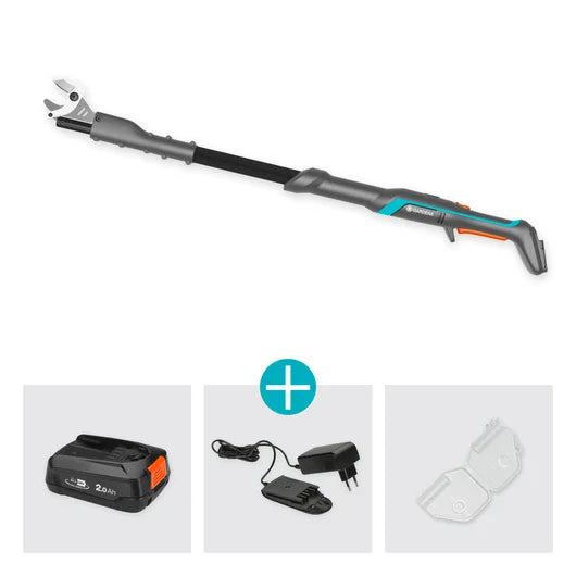 Sécateur sans fil GARDENA EasyCut 110/18V P4A - Télescopique jusqu'à 2,5m