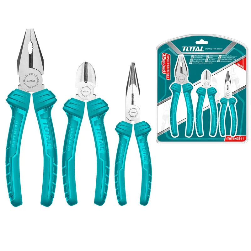 Jeu de 3 pinces - TOTAL - SQES