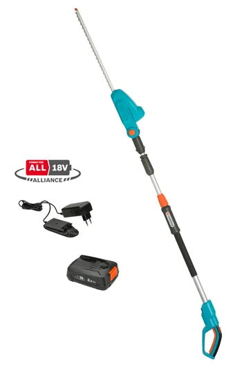 Taille-haie Télescopique THS 42/18V P4A Lame 42cm Batterie 2,5Ah Kit (14732-20) GARDENA