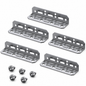 Kit 4 pièces garniture lit renforcé AYTUG R275 pour assemblage, fixation et renfort de cadre de lit. Solution solide pour meuble.