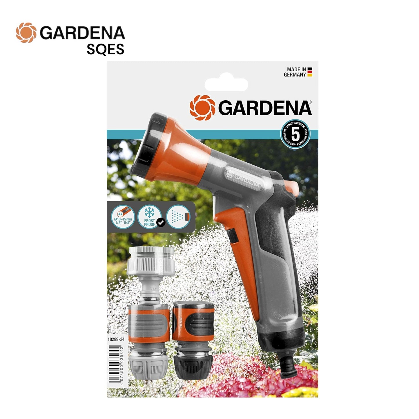 Kit raccordement tuyau et arrosage GARDENA