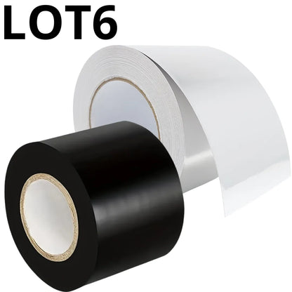 Lot de 3 rubans adhésifs en PVC pour isolation électrique - 75mm x 10m - SQES