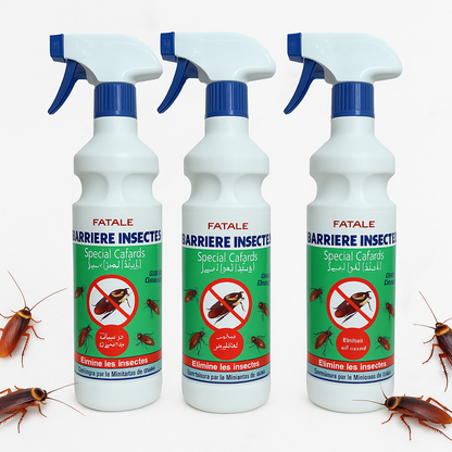 Lot de 3 Barrière insectes - Anti cafards - 400ML