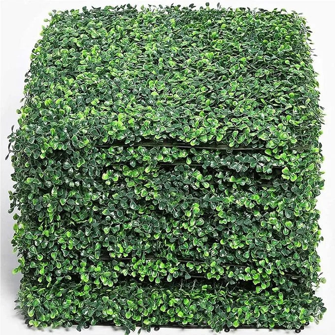 Lot de 10 Panneaux décoratif 3D MAZARA - Mur végétal artificiel - 60*40cm - SQES