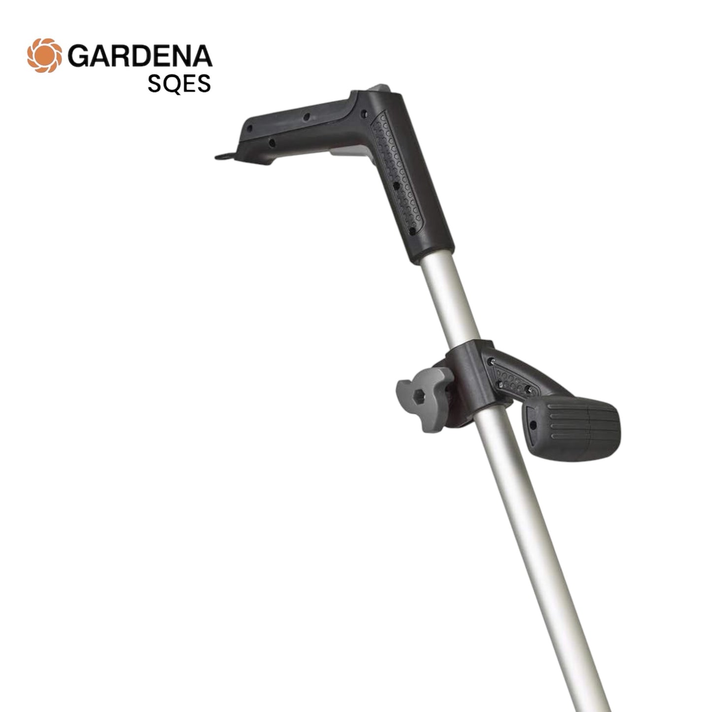 Manche Télescopique + Roues pour Cisaille à Gazon sur Batterie GARDENA