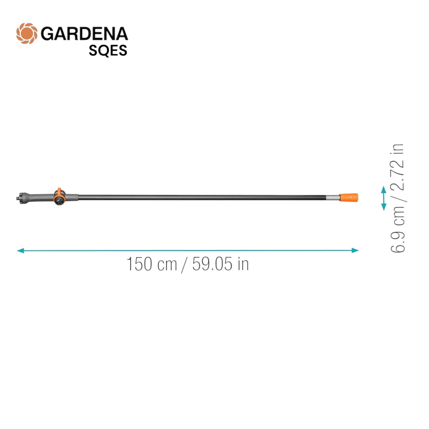 Manche télescopique eau CleanSystem M-XL GARDENA