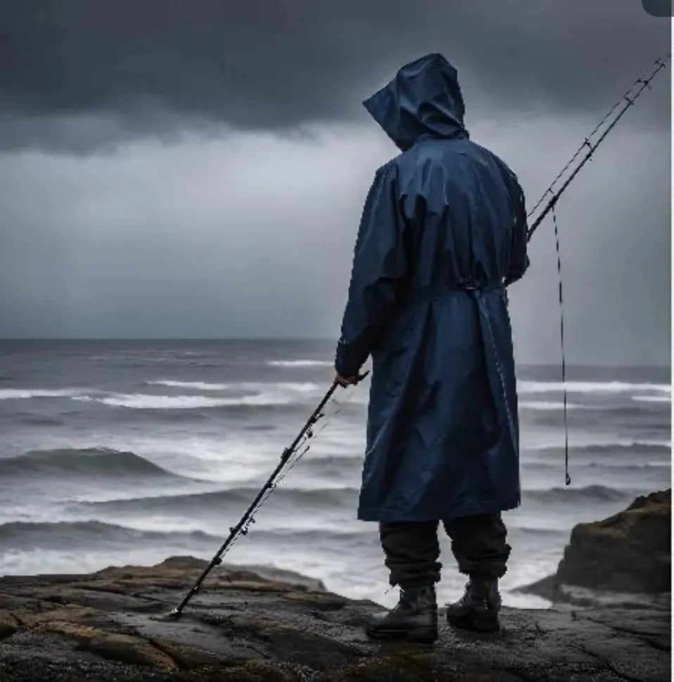 Manteau Imperméable Bleu Marine, Manteau de protection Anti Pluie XXL - SQES