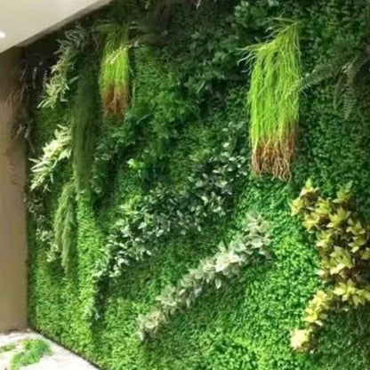 Mur végétal Artificiel ROYAL - panneaux Intérieur et Extérieur - 1m*1m - SQES