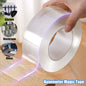Scotch Magique Transparent, Double Face 2mm x 5cm x 2m, Nano tape - SQES