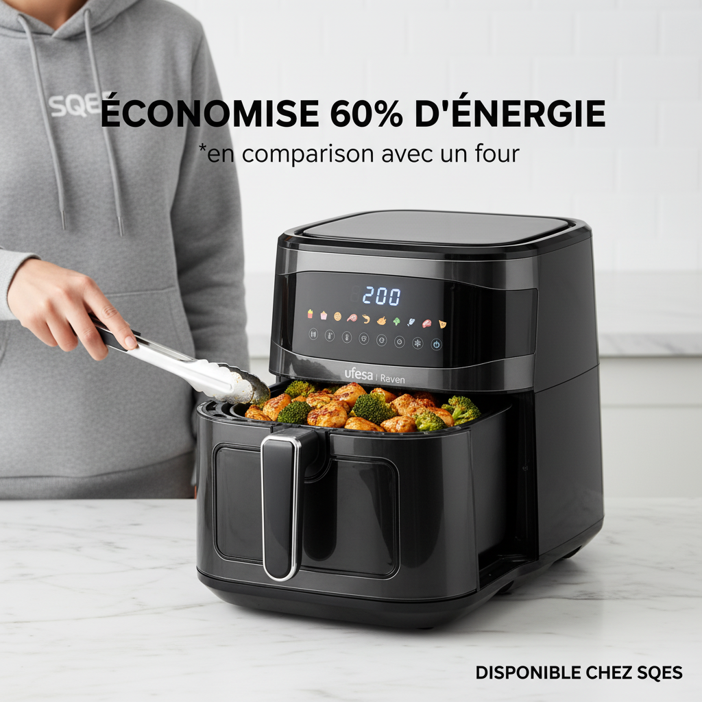 Air Fryer Raven - Image publicitaire carrée