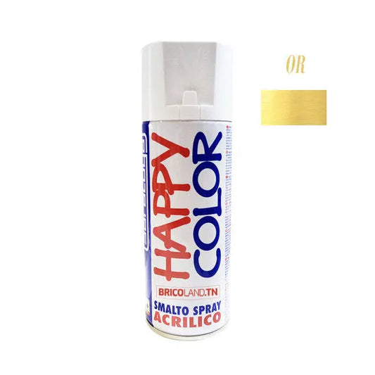 Peinture spray - Pompe retouche - Happy color - 400 ML OR 155.001 SARATOGA - SQES