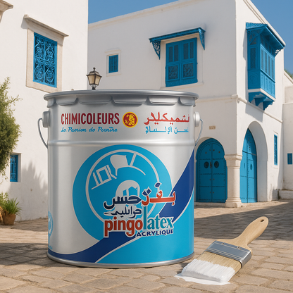PINGOLATEX BLANC Peinture Acrylique 23KG MAT - SURFACEUR