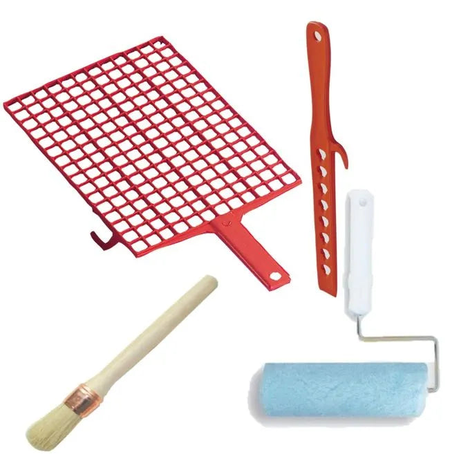 Pack peinture - Rouleau - Pinceau - Grille - Mélangeur - SQES