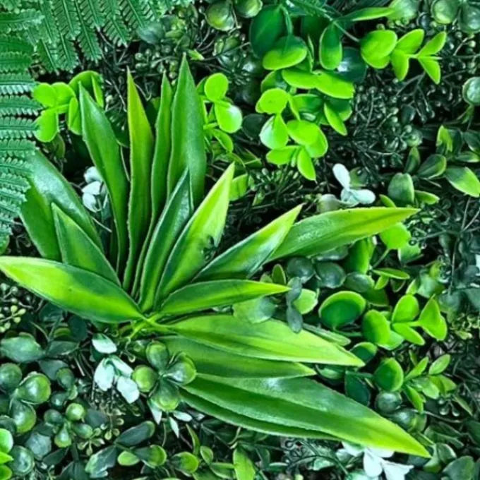 Panneau décoratif 3D INFINITY - Mur végétal artificiel - 50cm*50cm - SQES