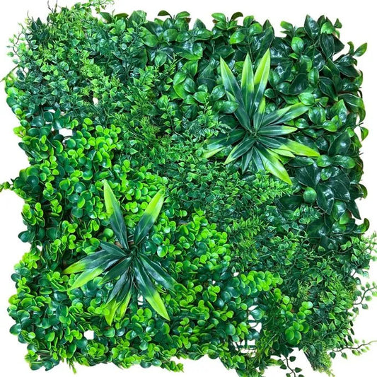 Panneau décoratif 3D SICILIA - Mur végétal artificiel - 50cm*50cm - SQES