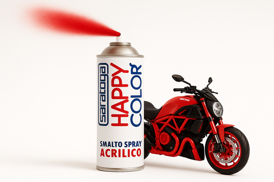 Peinture  Spray Happy Color ROUGE RUBIS  400ml Saratoga