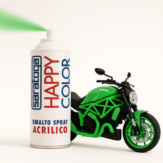Peinture Spray VERT GAZON 400ml Saratoga - Happy Color
