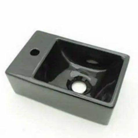 Plan vasque Acrylique Noir VITAL 40cmx26cm - DURA