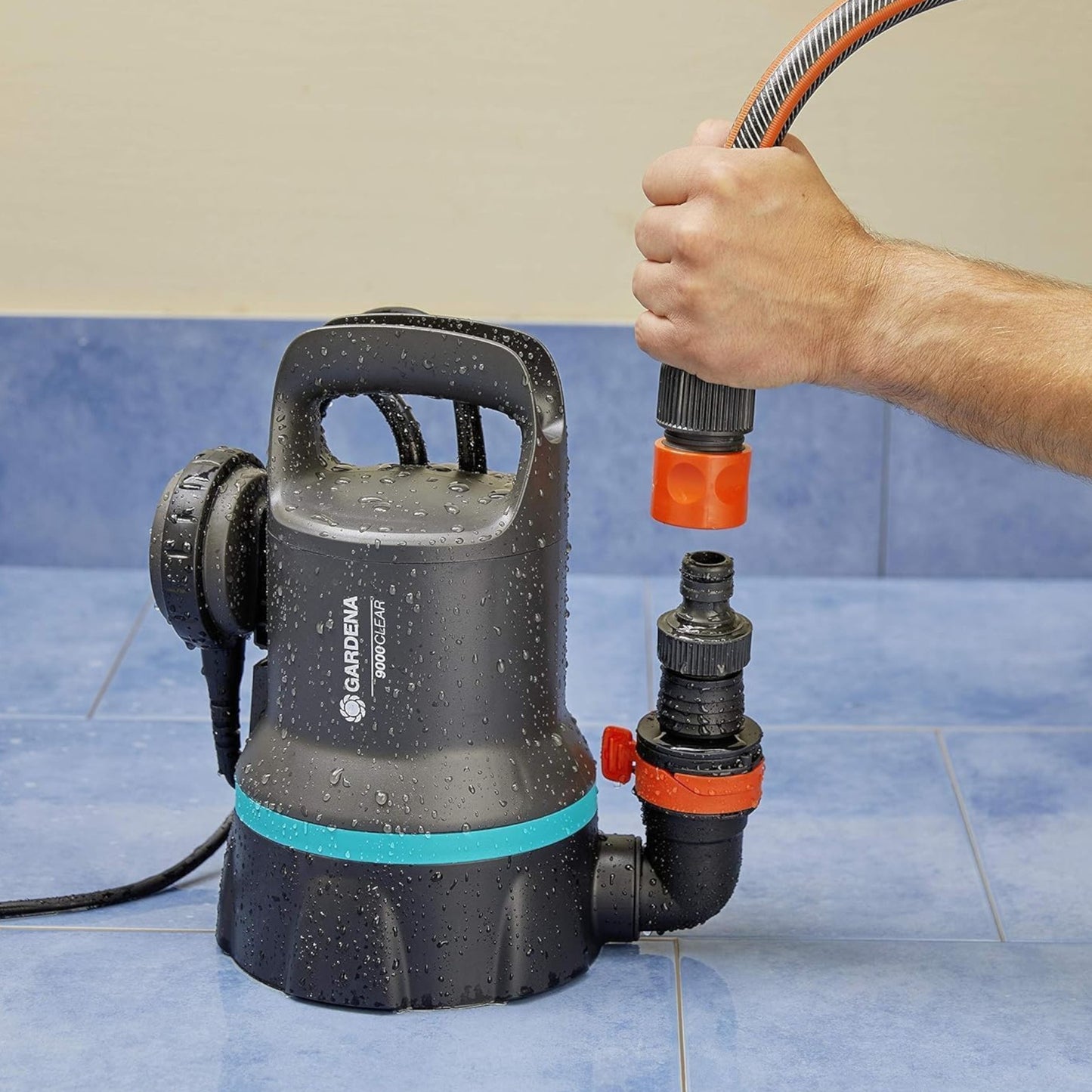 Pompe d'Évacuation pour Eaux Claires 9000 GARDENA