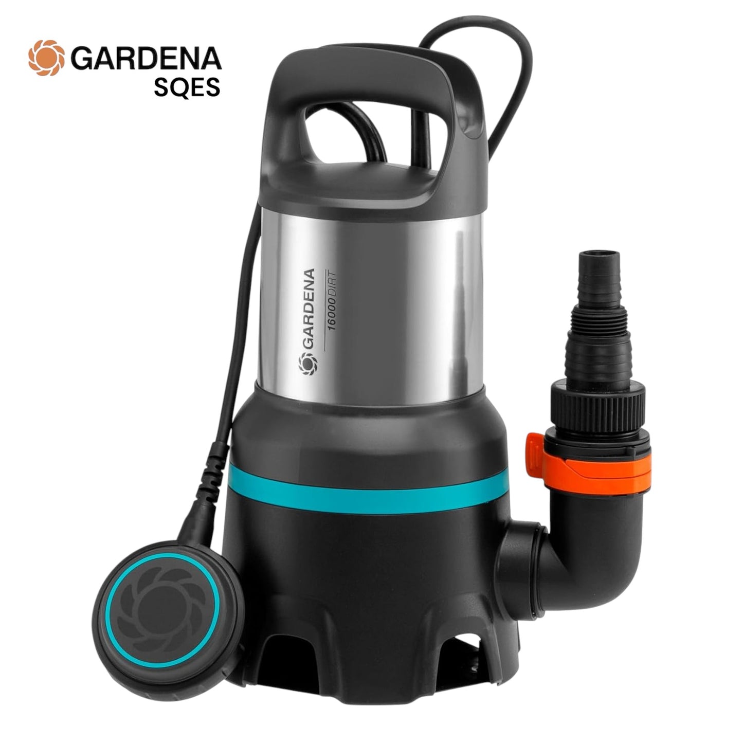 Pompe d'Évacuation pour Eaux Chargées 16000 GARDENA