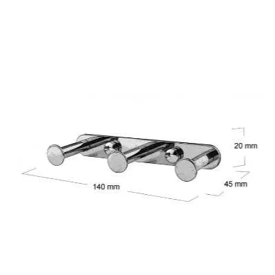 Porte serviette et Porte Manteaux - INOX inoxydable - SQES