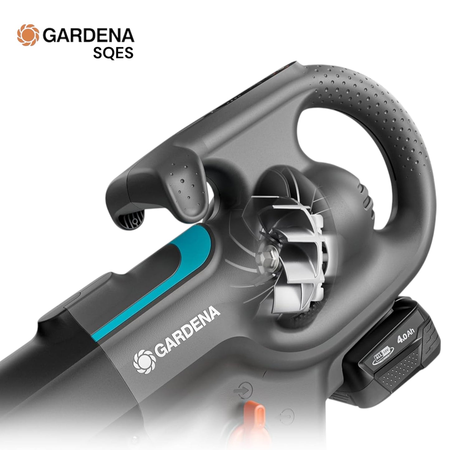 Souffleur à Batterie PowerJet 18 V P4A Prêt à l'Emploi GARDENA